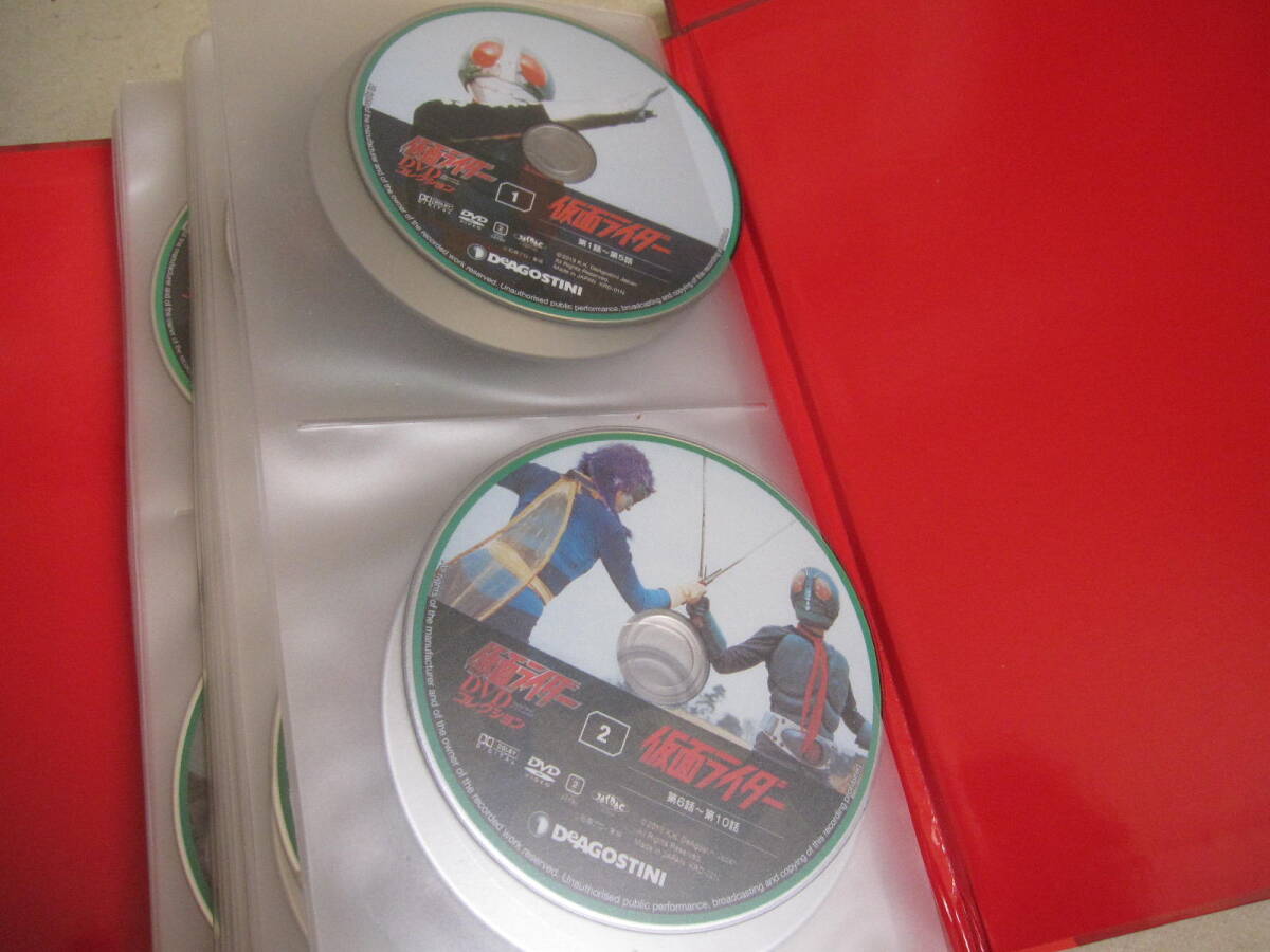 【DVD コレクション】デアゴスティーニ 仮面ライダー vol.1〜vol.92（4枚欠品）まとめセット 冊子なしディスクのみの画像2