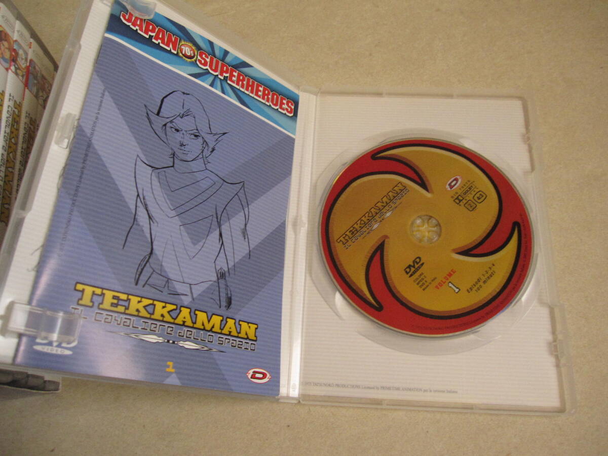 【DVD-BOX 7枚】TEKKAMAN COLLECTOR’S Box 宇宙の騎士 テッカマン イタリア版（日本語+イタリア語）の画像5