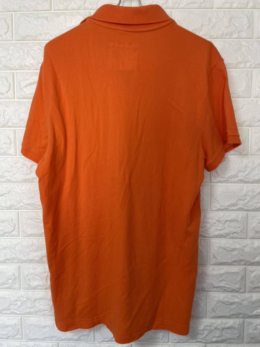HOLLISTER ホリスター ポロシャツ Lサイズ オレンジ_画像4