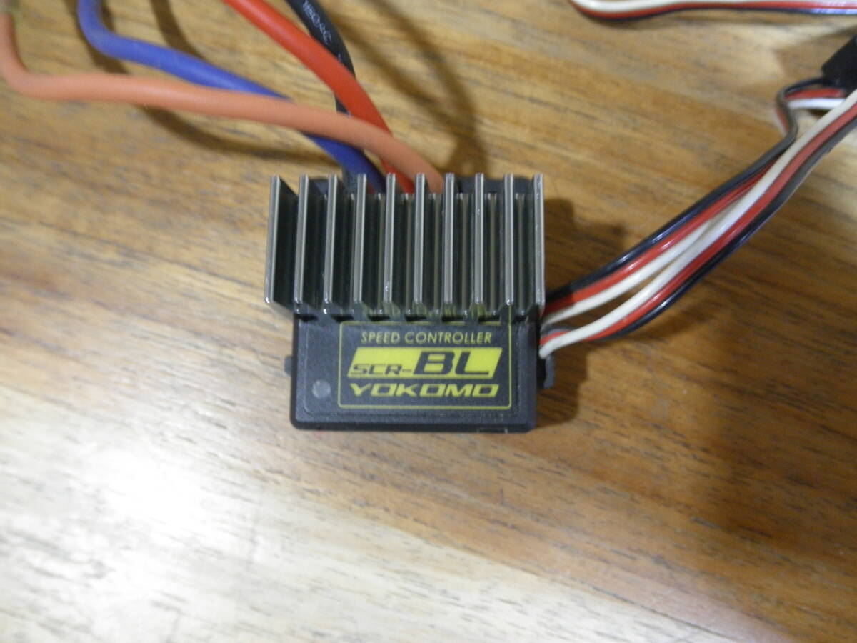 ★ヨコモ ブラシモーター用 ESC/アンプ♪SCR-BL♪完動車より取り外し品◇取説付属◆動作確認済み☆の画像2