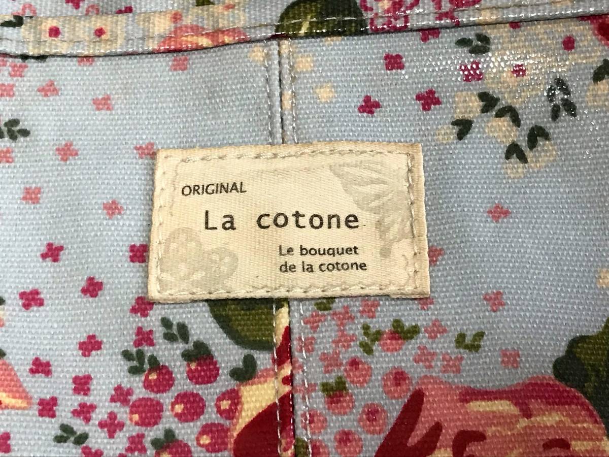 La cotone/コトネ☆ショルダー メッセンジャーバッグ ポーチ付き☆USED_画像9