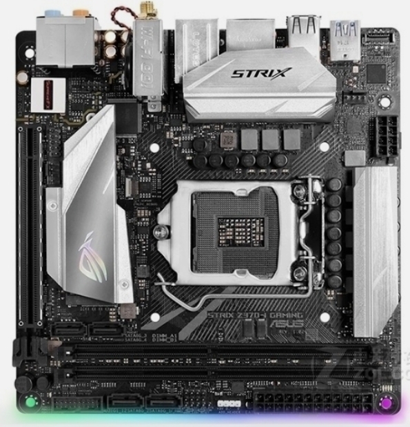 ASUS ROG STRIX Z370-I GAMING LGA 1151 DDR4 32GB HDMI Mini-ITX Motherboard_画像1