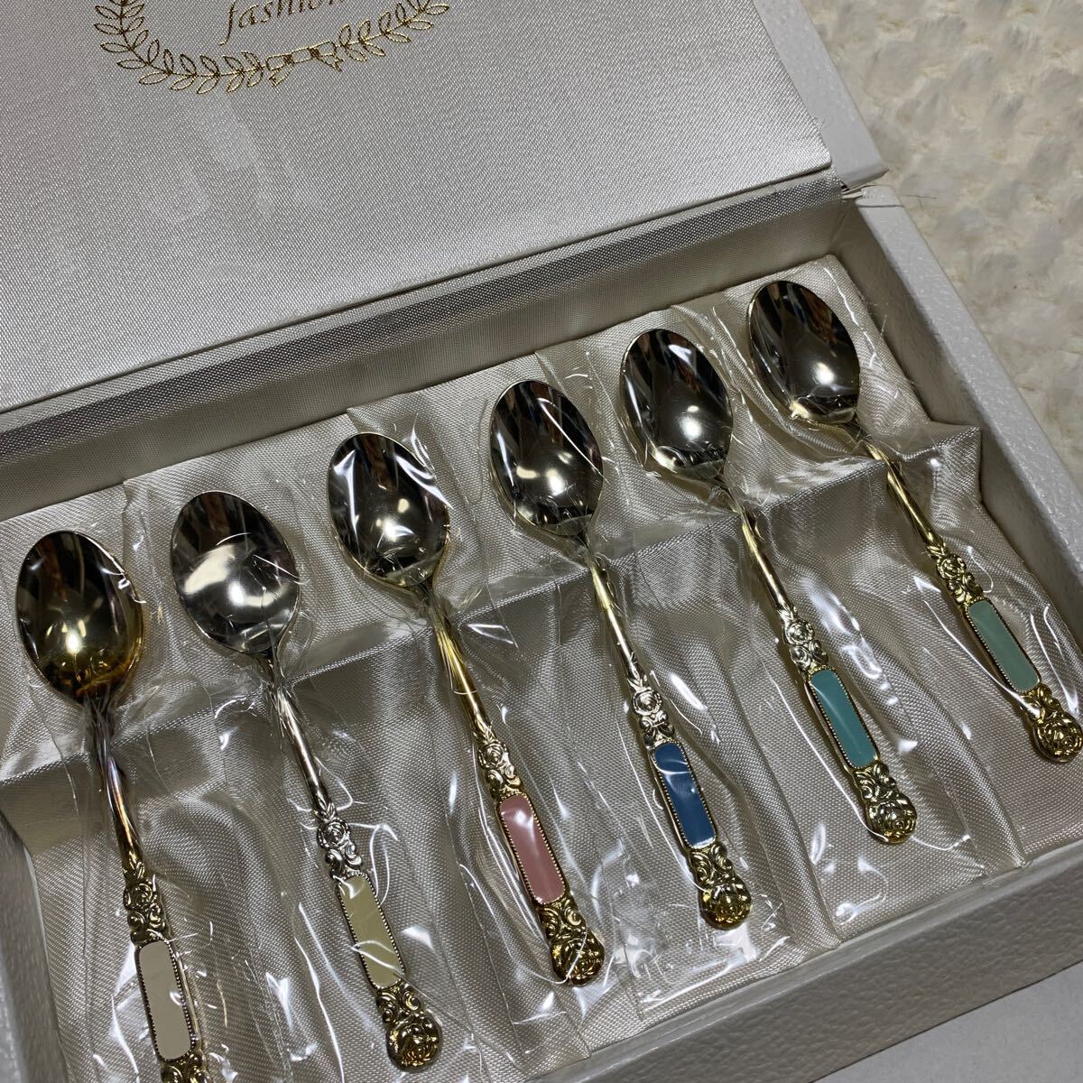  spoon cutlery coffee spoon tea spoon 5 pcs set unused IH10265h