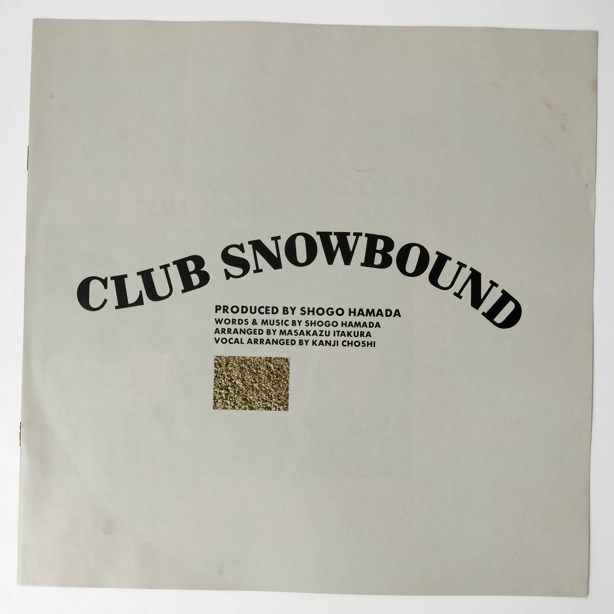 47345【プロモ盤】 浜田省吾 / SNOWBOUND _画像3