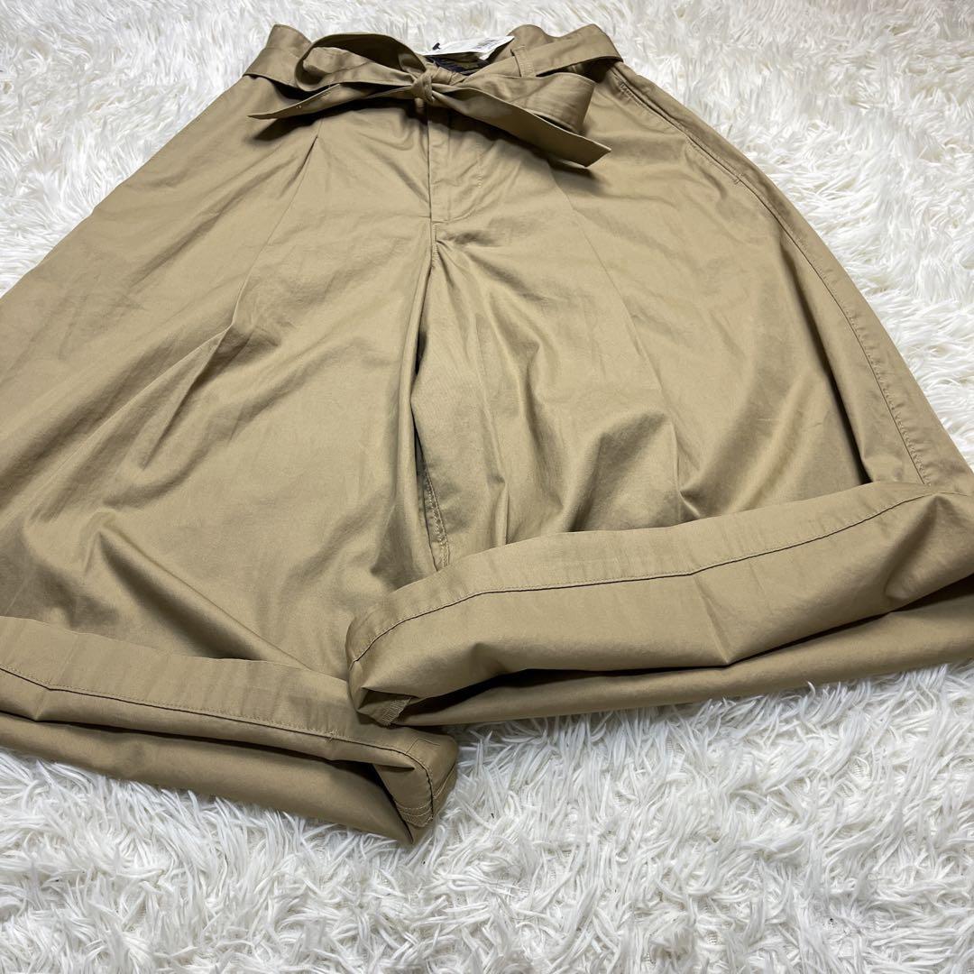  Polo Ralph Lauren belt attaching wide chinos skirt manner L beige 