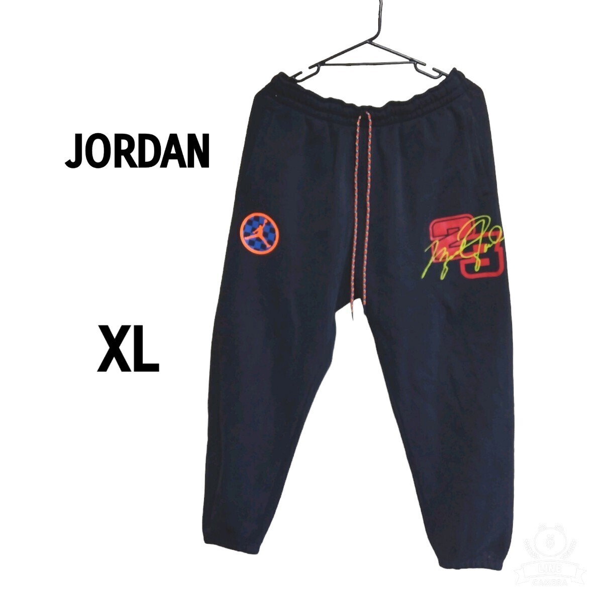 [ beautiful goods ]NIKE JORDAN Jordan sweat pants reverse side nappy black black size XL