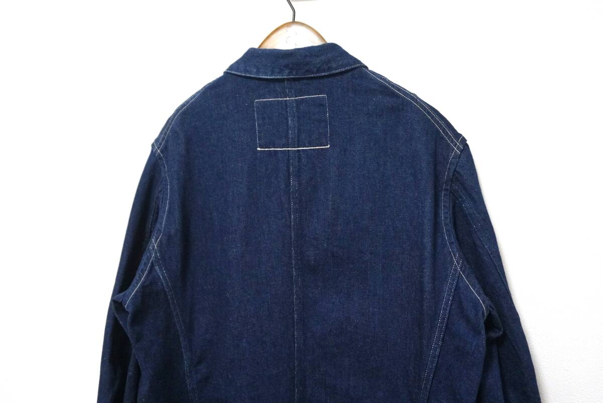 WORKERS cotton linen Denim .* coverall jacket 38 made in Japan 