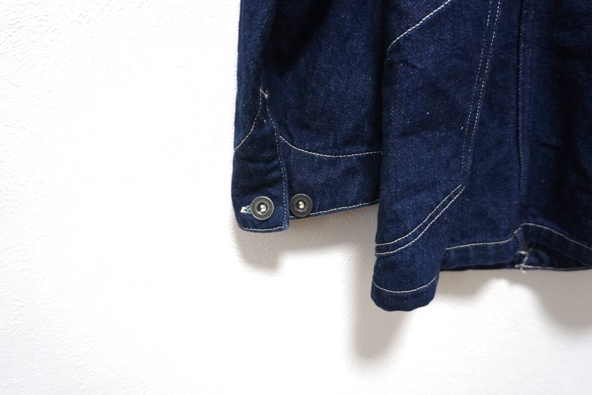 WORKERS cotton linen Denim .* coverall jacket 38 made in Japan 