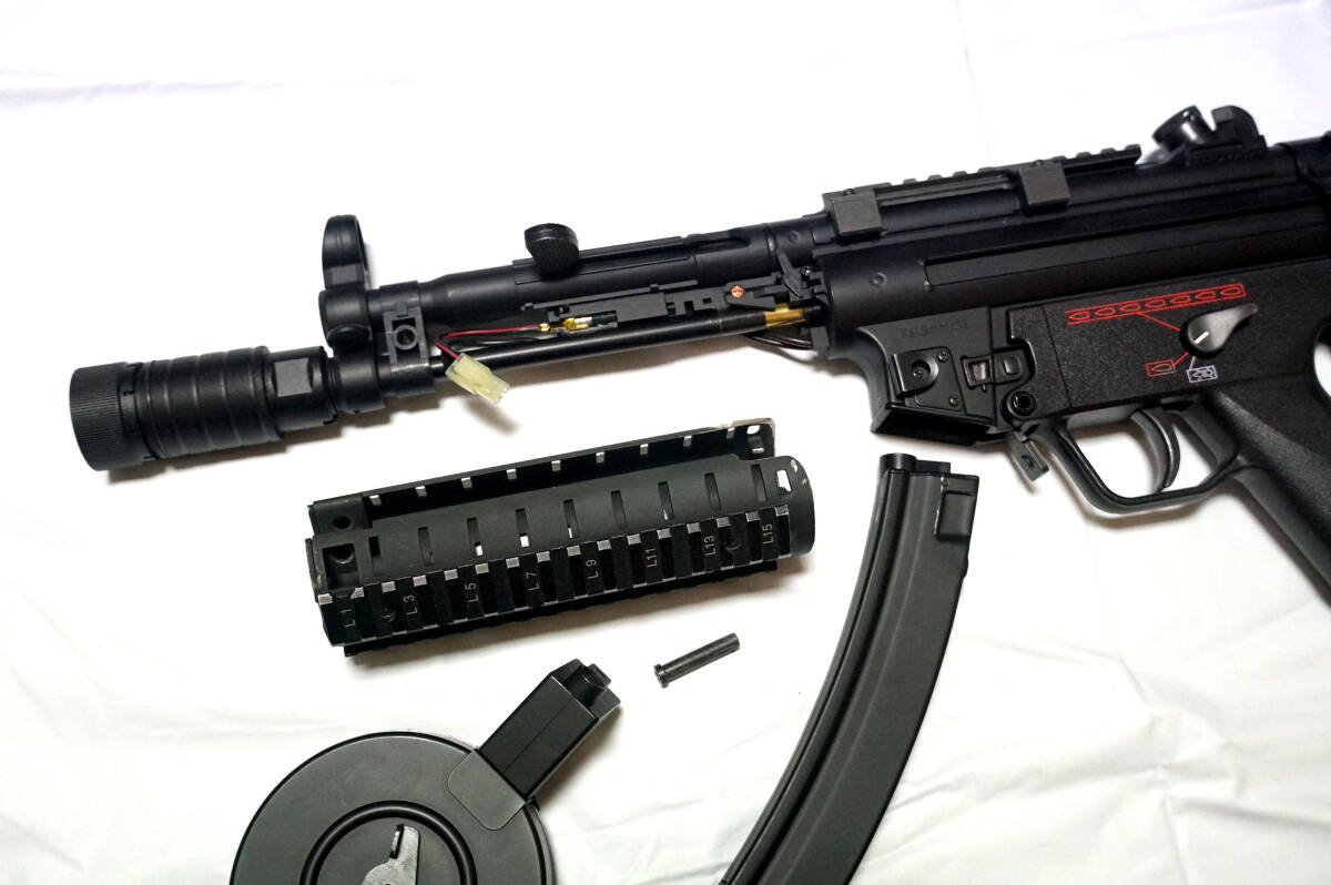東京マルイ MP5 A5 ハイサイクル ライラクス レール ハンドガード カスタム 電動ガン サバゲー エアガン タクティカル CQB CQC A4の画像5