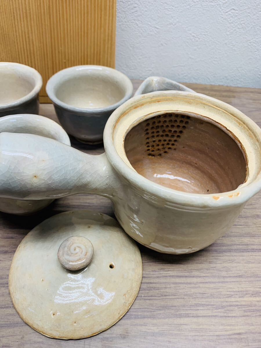 茶器セット 萩焼　天龍　急須 湯呑 茶器 _画像3