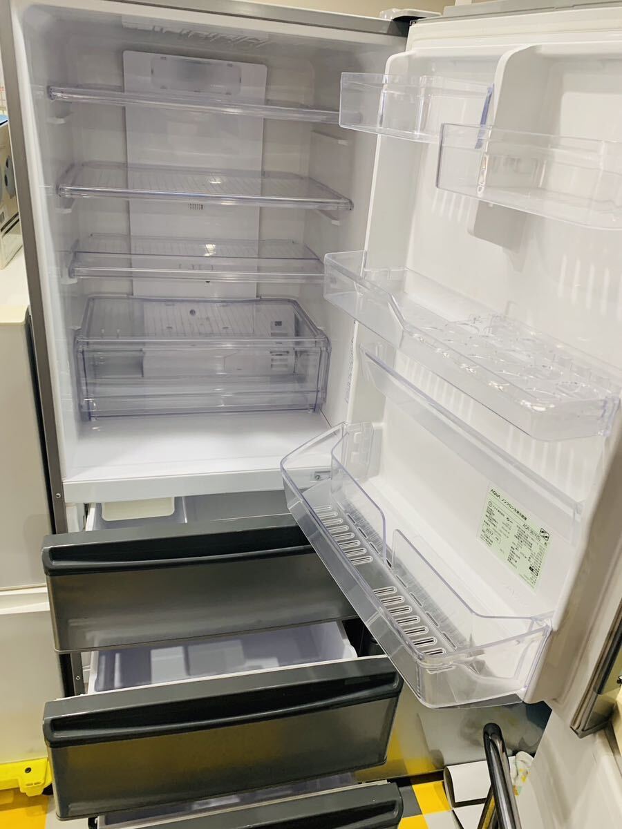 #74 山口県下関市発　SANYOアクア AQR-361F ノンフロン冷凍冷蔵庫 3ドア 中古　2017年製　中古