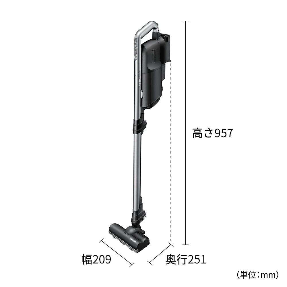 1円〜 新品/正規品■シャープ 充電式掃除機 ラクティブエア 紙パック式 軽量 コードレス RACTIVE Air SHARP EC-KR1-B■兵庫県姫路市発 K2