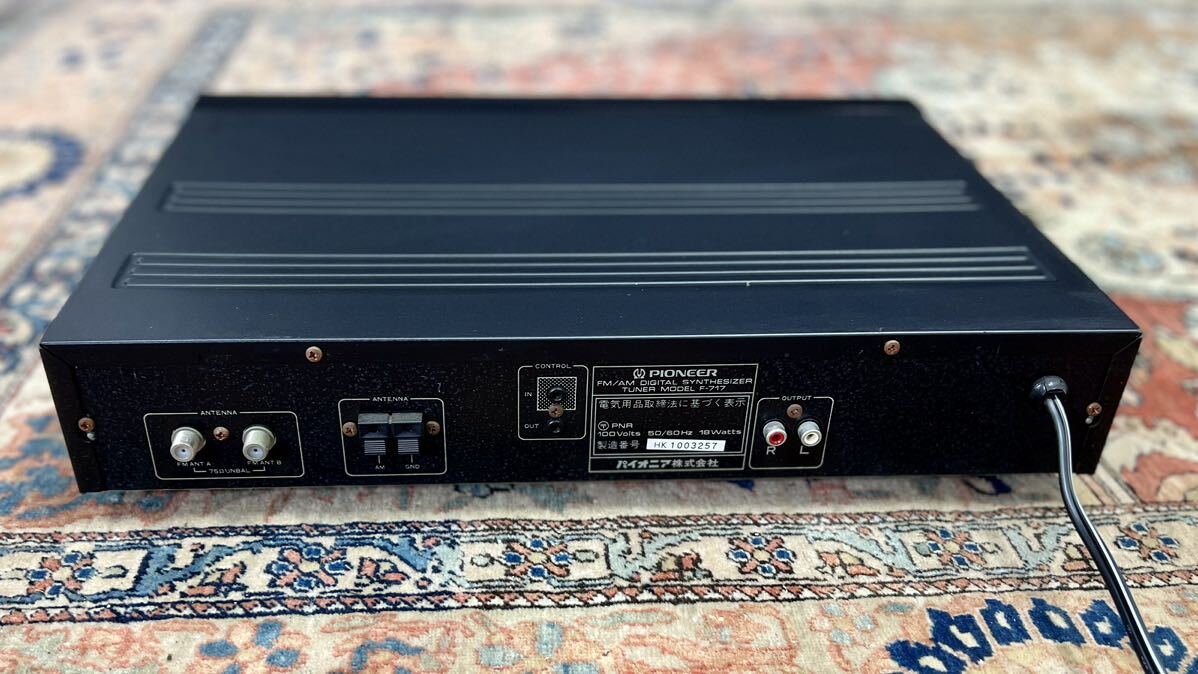  не проверка Junk PIONEER F-717 Pioneer FM AM цифровой синтезатор тюнер подлинная вещь Vintage звуковая аппаратура # Hyogo префектура Himeji город departure N3