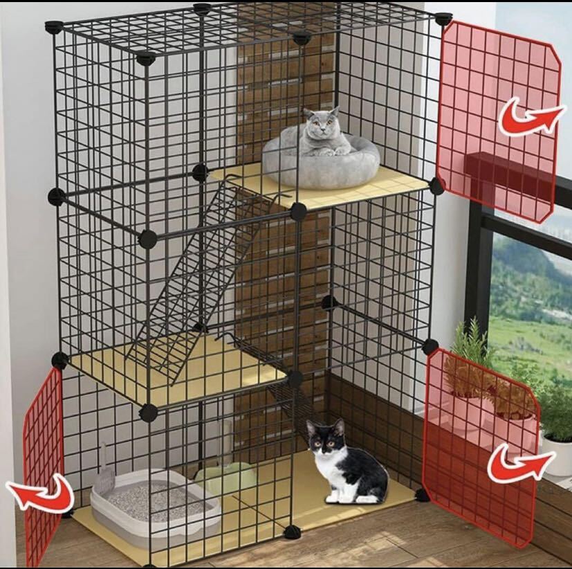  кошка клетка кошка для клетка 3 уровень кошка house для помещений кошка. мера большой кошка для клетка много голова .. кошка 