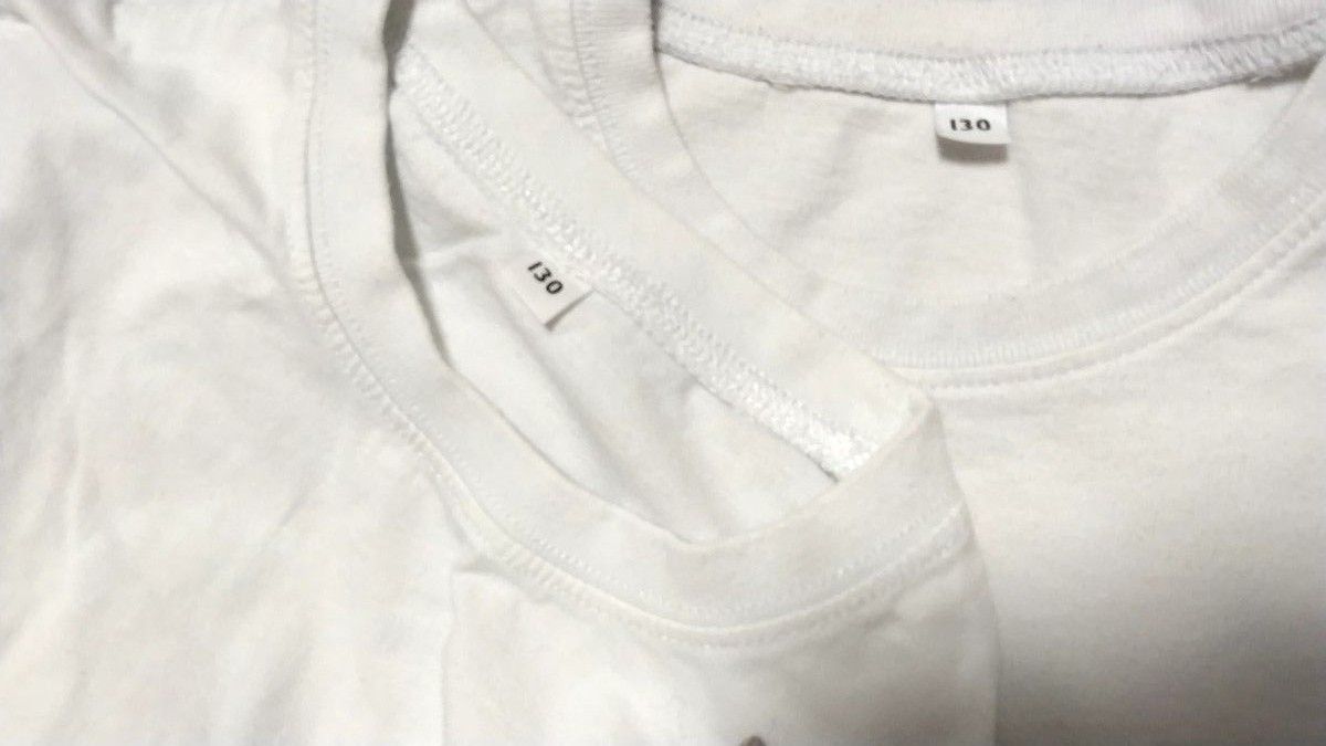 2枚セット　無印良品　定番人気アニマル半袖Tシャツ　130　動物