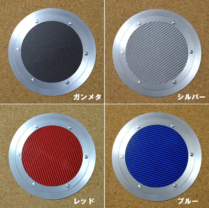  Honda CR-Z ZF1 ZF2 exclusive use fuel lid ( fuel filler opening ) aluminium panel type3 black carbon circle rivet hair line finishing 0.3mm specification 