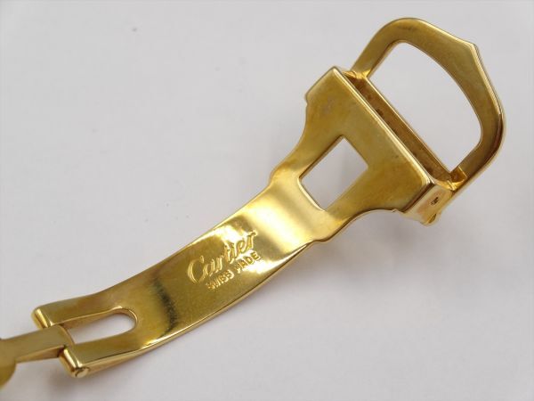 27 Cartier カルティエ 純正 尾錠 Dバックル ゴールド 14mm用 レディース腕時計用の画像4