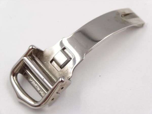 24 Cartier カルティエ 純正 尾錠 Dバックル シルバー 12mm用 レディース腕時計用の画像1