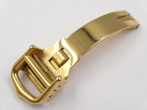 21 Cartier カルティエ 純正 尾錠 Dバックル ゴールド 12mm用 レディース腕時計用の画像1