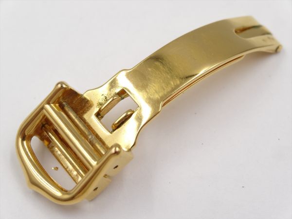 20 Cartier カルティエ 純正 尾錠 Dバックル ゴールド 12mm用 レディース腕時計用の画像1