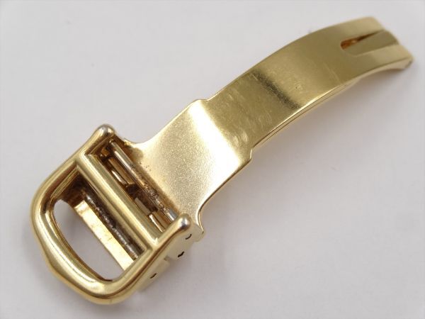 9 Cartier カルティエ 純正 尾錠 Dバックル ゴールド 12mm用 レディース腕時計用の画像1