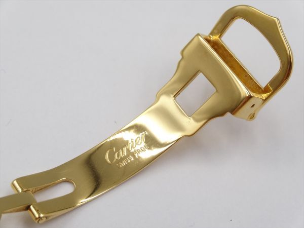 3 Cartier カルティエ 純正 尾錠 Dバックル ゴールド 12mm用 レディース腕時計用の画像4