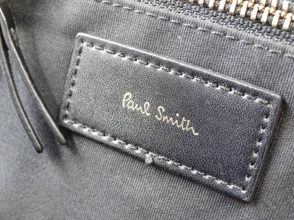 17395h Paul Smith Paul Smith leather body bag Brown × black W15/H30/D3.5cm