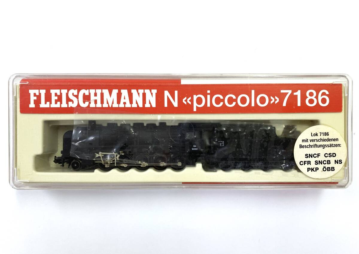 【 FLEISCHMANN 】 piccolo 7186 フライシュマン ピッコロ Nゲージ 蒸気機関車 鉄道模型 ドイツ製 ■ 未使用保管品の画像1