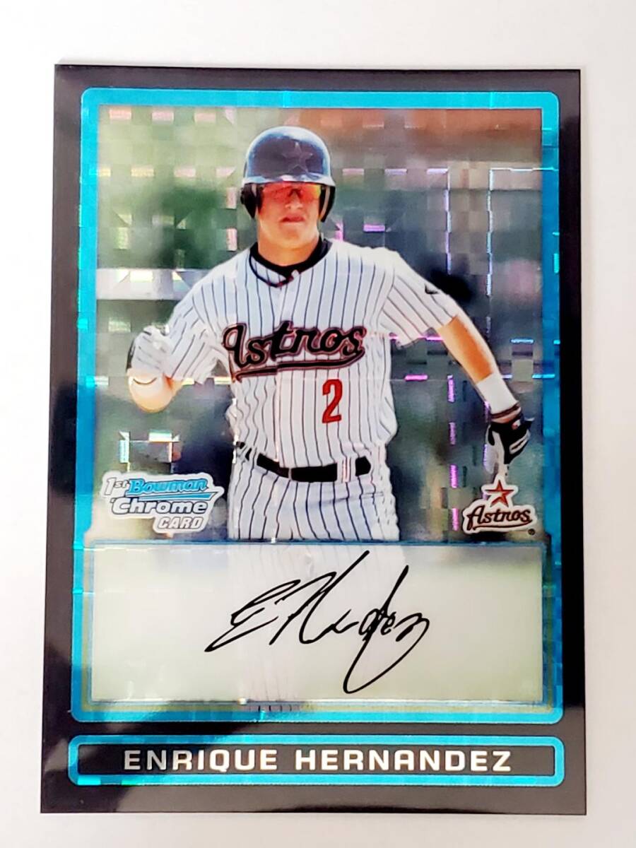 TOPPS 2009 BOWMAN 1ST ENRIQUE HERNANDEZ /199 X FRACTOR エンリケ・ヘルナンデス ドジャース リフラクターの画像1