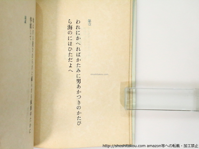 青帝集　限定250部　毛筆署名入/塚本邦雄/湯川書房_画像6