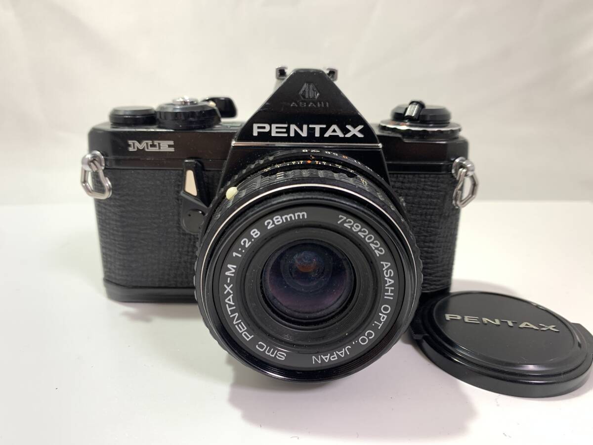 ペンタックス PENTAX ME ＋ smc PENTAX-M 28mm F2.8 レンズ セット 現状品 ジャンク (545)_画像1