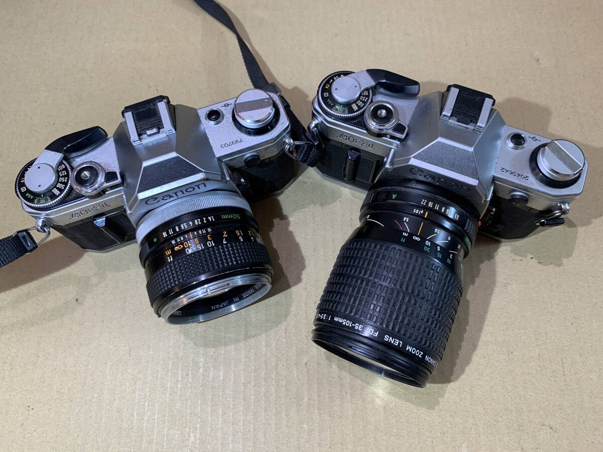 Canon AE-1 PROGRAM ×2個/AE-1 ×3個/OLYMPUS OM10/MINOLTA XE/X-7/カメラ レンズ 大量 動作未確認 まとめて ジャンク セット まとめ (551の画像3