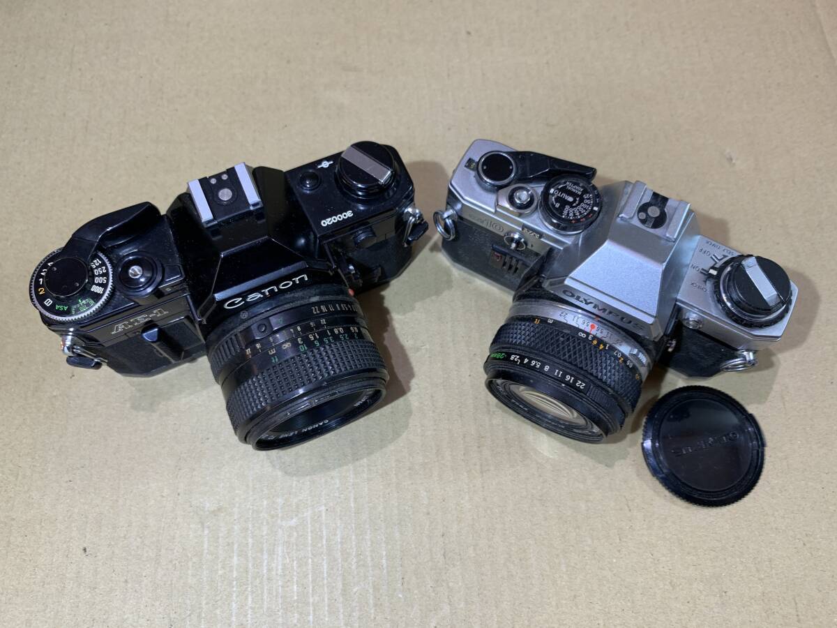 Canon AE-1 PROGRAM ×2個/AE-1 ×3個/OLYMPUS OM10/MINOLTA XE/X-7/カメラ レンズ 大量 動作未確認 まとめて ジャンク セット まとめ (551の画像7