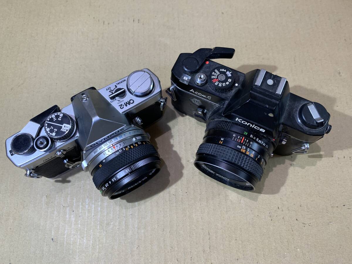 PENTAX K2/SPF/Canon FTb/YASHICA J-3/MINOLTA XE/OLYMPUS OM-2/カメラ レンズ 動作未確認 まとめて ジャンク セット まとめ (586)_画像7