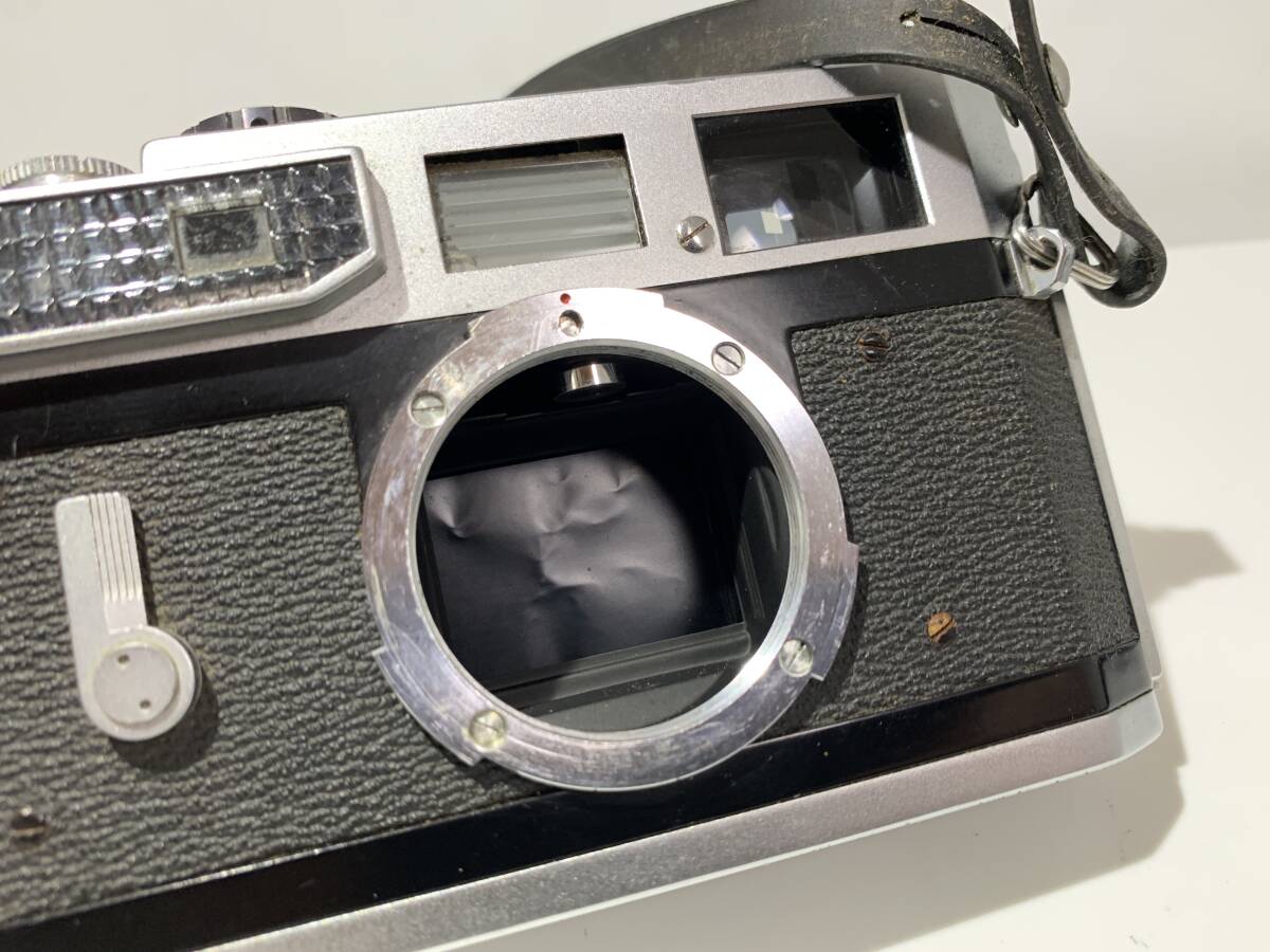 【シャッターOK】キャノン Canon MODEL 7 レンジファインダーカメラ Canon LENS 50mm F1.4 現状品 レンズセット (591)の画像6