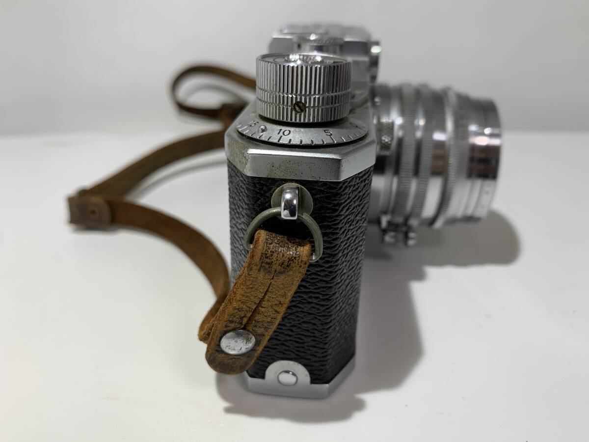キャノン Canon バルナック型 レンジファインダーカメラ 型式不明 Canon LENS 50mm F1.5 レンズセット 現状品 ジャンク (597)の画像5