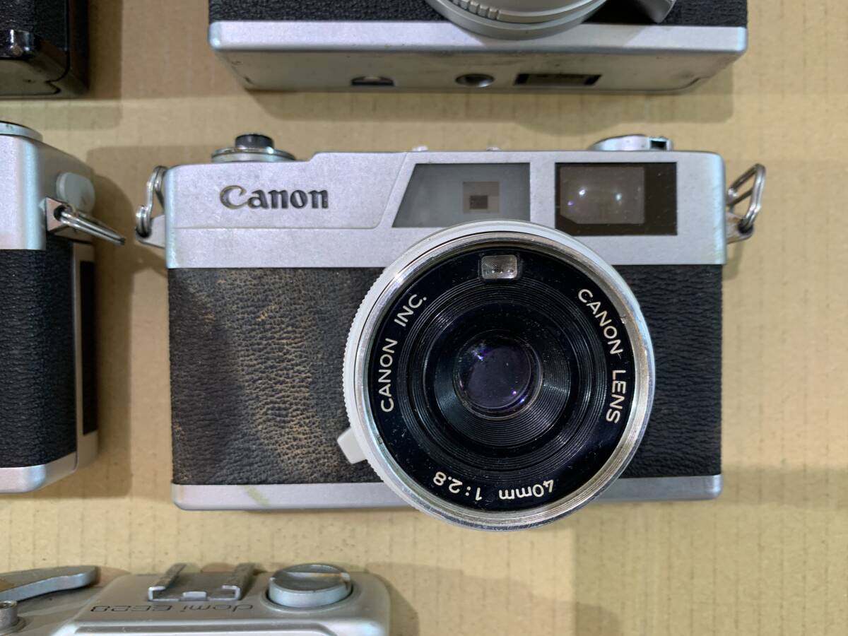 【5個】キャノン Canon Canonet QL17/demi EE28/Canonet 28 レンジファインダーカメラ 動作未確認 まとめて ジャンク セット まとめ (600)の画像5