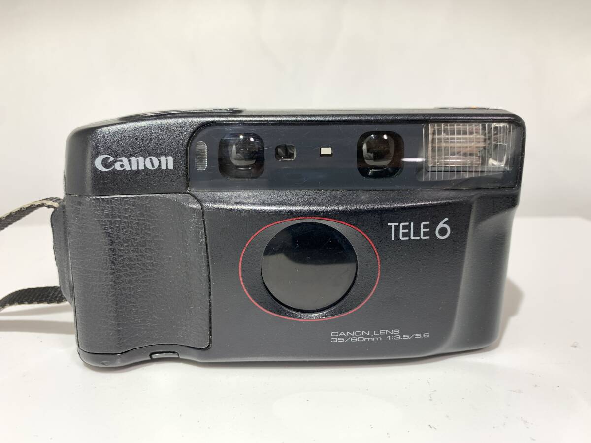 【シャッターOK】キャノン Canon Autoboy TELE6 DATE コンパクトフィルムカメラ (603)の画像1