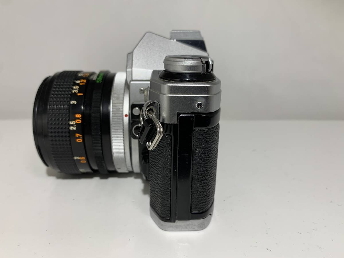 【シャッターOK】キャノン Canon AE-1 ＋ FD 50mm F1.4 S.S.C. フィルムカメラ レンズセット 現状品 (632)_画像4