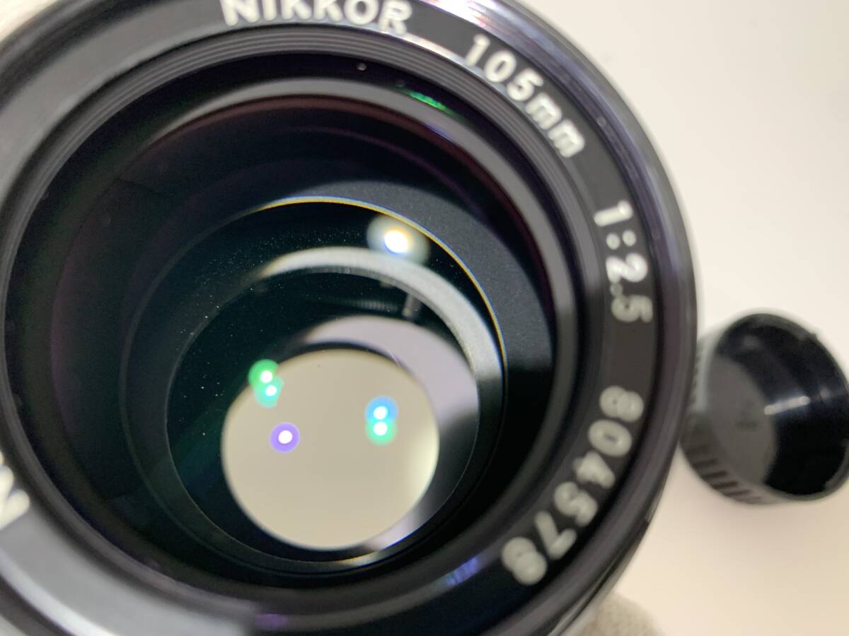 ニコン Nikon Ai NIKKOR 105mm F2.5 レンズ (653)_画像7