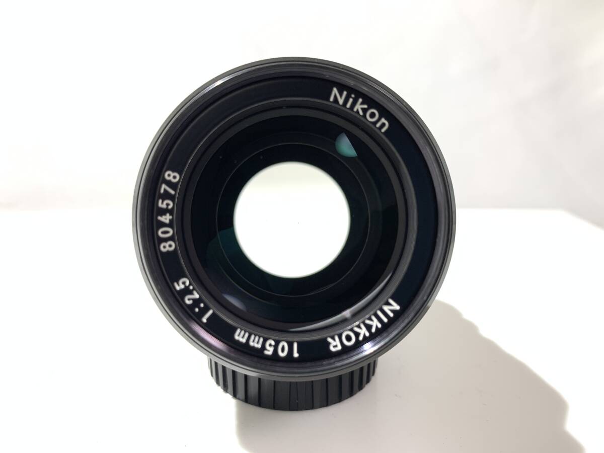 ニコン Nikon Ai NIKKOR 105mm F2.5 レンズ (653)_画像5