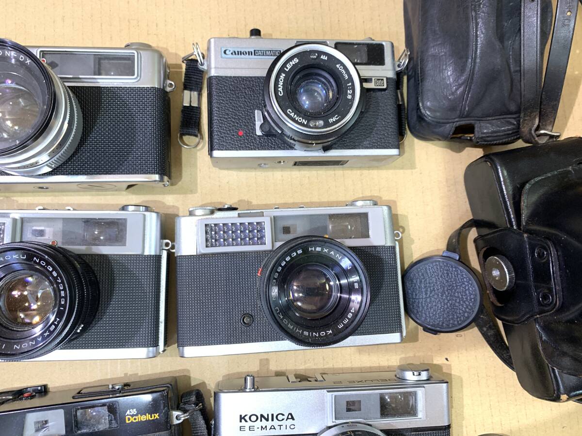 【25個】Canon/MINOLTA/KONICA/PETERI/YASHICA/レンジファインダーカメラ 大量 まとめて ジャンク セット まとめ (654)の画像6