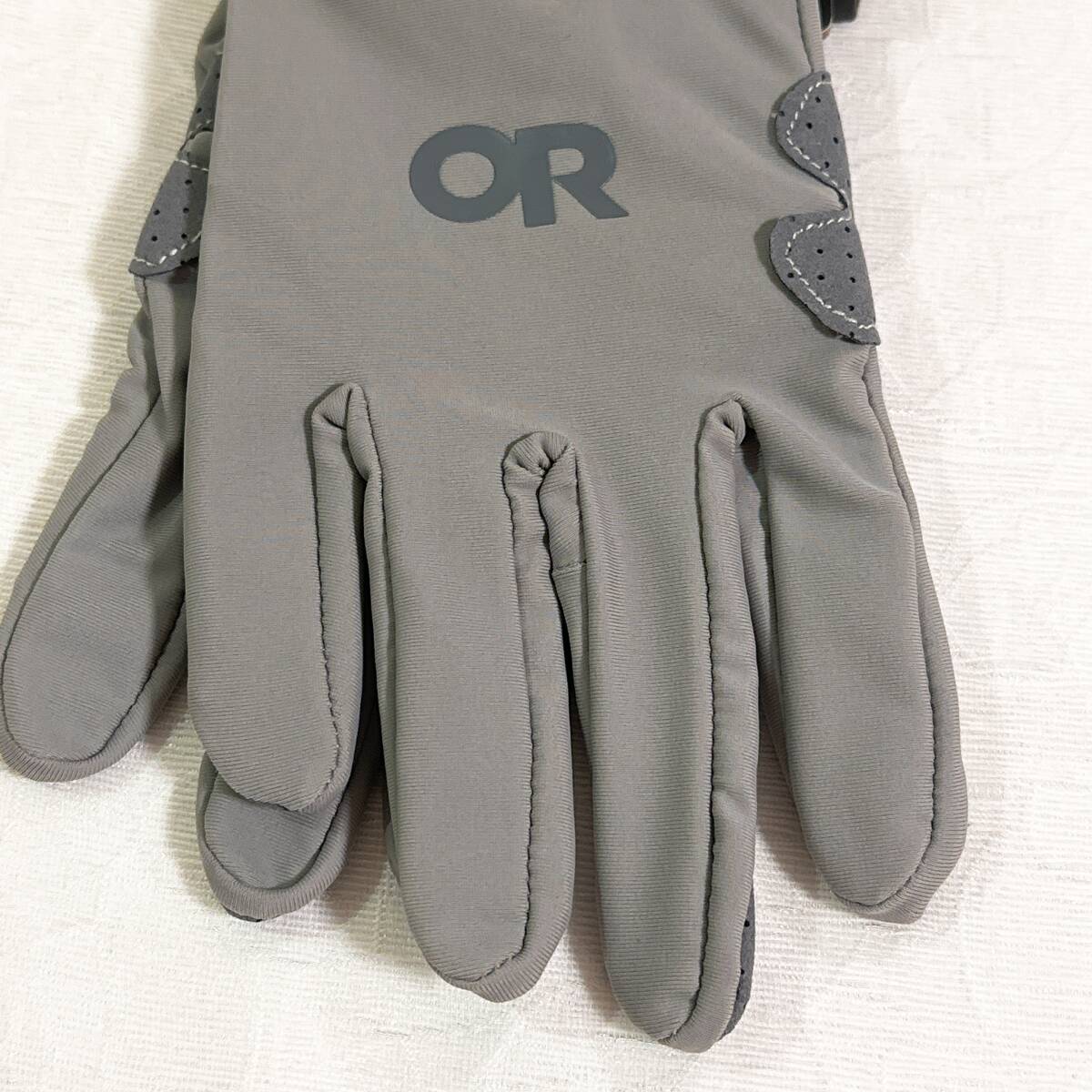  new goods 45 OUTDOOR RESEARCH for summer thin speed . trekking glove gray L