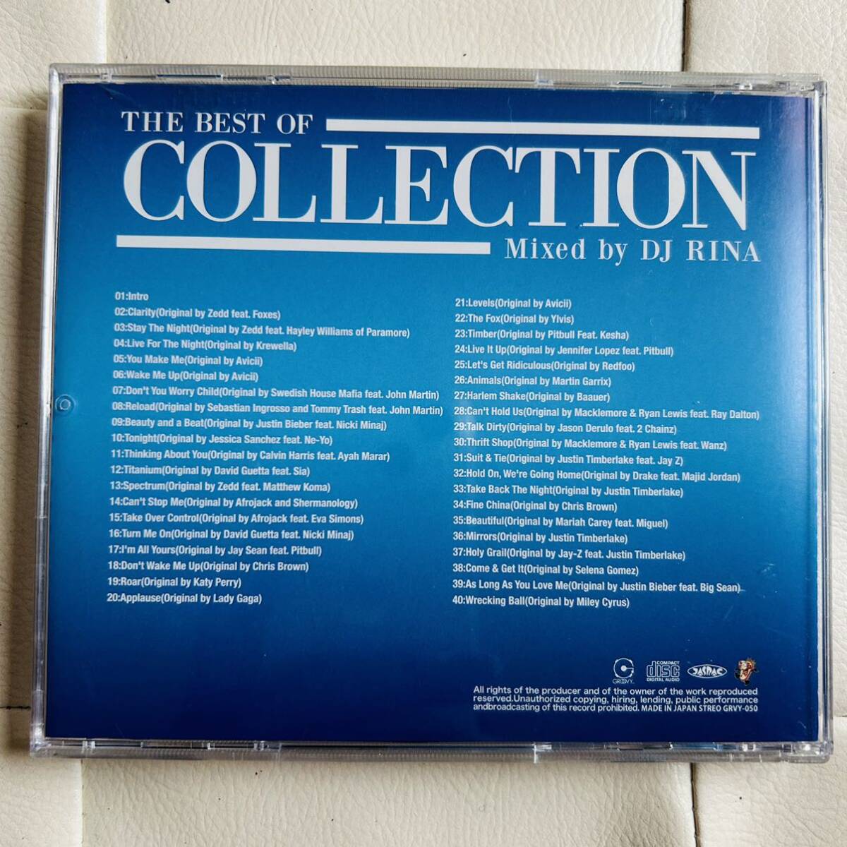 送料無料 / DJ RINA / THE BEST OF COLLECTION / DJ RINAが女性目線でコレクションしたベスト・ミックス第一弾