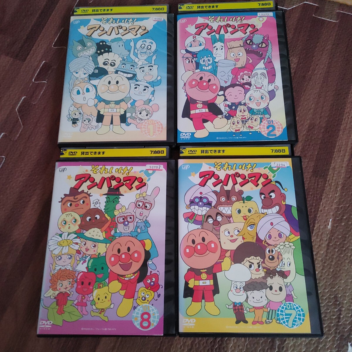 それいけ!アンパンマン DVD4枚セット ⑤