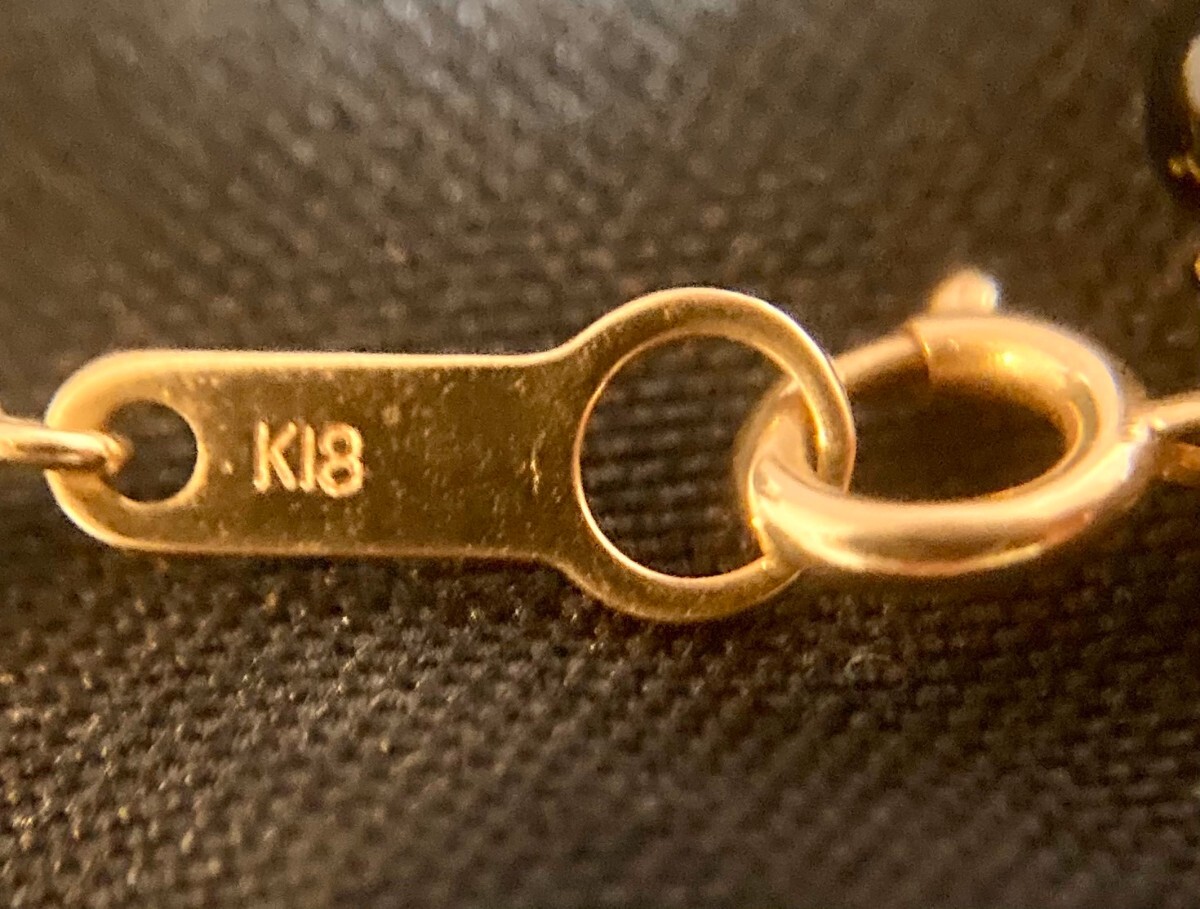 アクセサリー まとめ K18 刻印含む ネックレス リング ペンダント 指輪 大量 ヴィンテージ ジャンク品 素材不明品 メッキ 整理品 の画像8