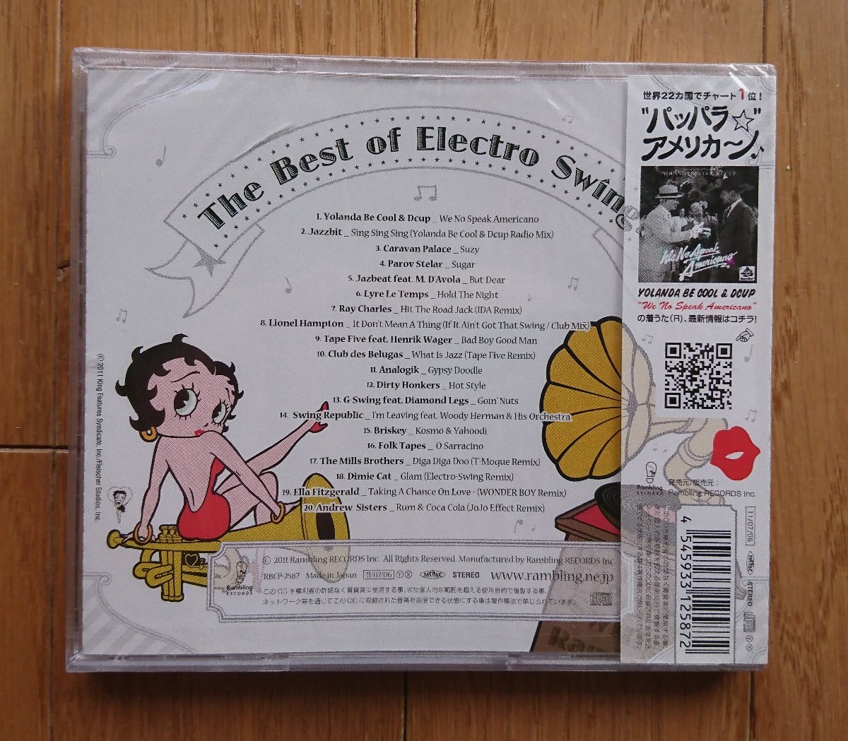 【CD・未開封】パッパラ☆アメリカ～ノ The Best of Electro Swing! RBCP-2587_画像2