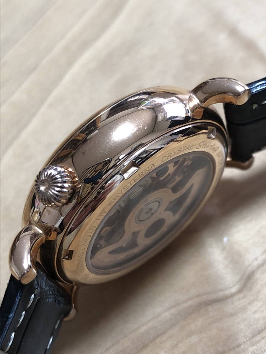 レディース　STUHRLING ST-90089 自動巻 オープンハート　スケルトン_画像8