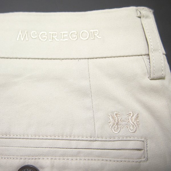 新品 1.5万 マックレガー コットン ストレッチ チノパンツ 90 【P27369】 McGREGOR 春夏 メンズ スラックス パンツ チノパン 1プリーツ