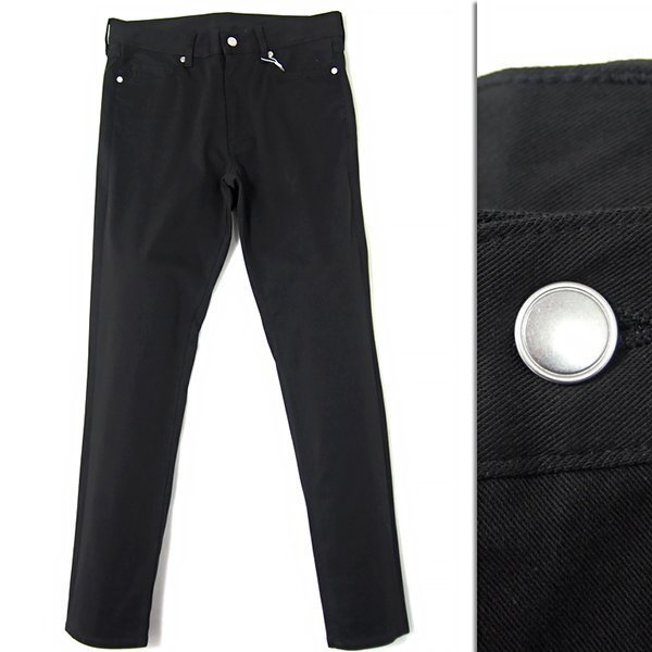  new goods Takeo Kikuchi 360° stretch skinny pants L black [P31573] THE SHOP TK men's all season chinos 5 pocket standard 